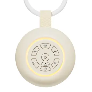 Noise Sleep Aid Machine with Baby Monitor Light/nightlight, Includes 24 Soothing Noise & Music Tracks, Ideal for Infants, Rechargeable, Room