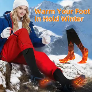 KOEPOVK Cell Phone Control Heated Socks 5000mAhRechargeable Electric Socks with Four-SpeedTemperature Adjustment Washable WinterSocks for Indoor Outdoor Use 8 HoursBattery Life Christmas Gift for the Elderly