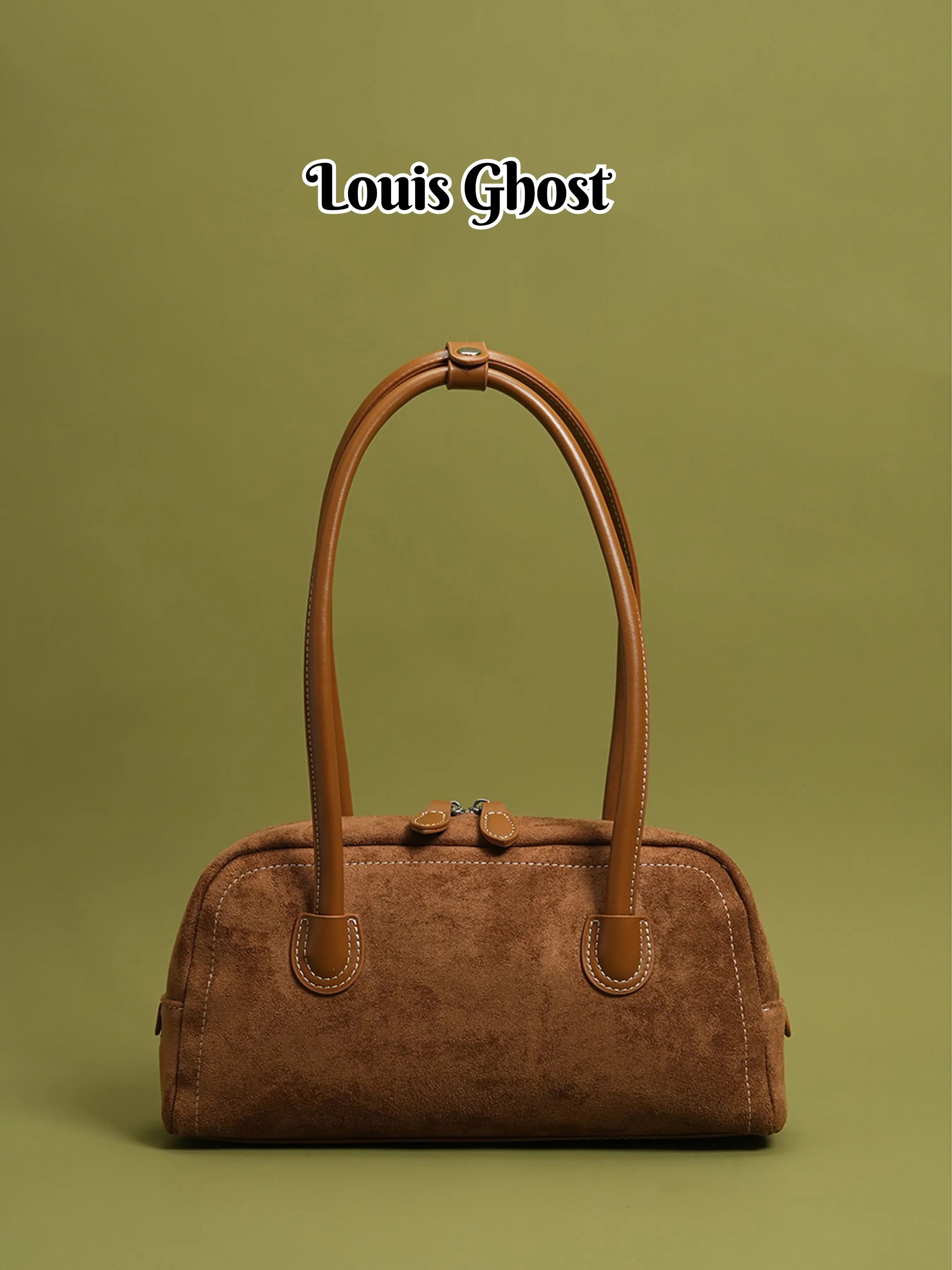 Suede Bowling Bag | Vintage Leather Trim Shoulder Bag | Retro 90s Style Satchel for Women | Luxury Textured Suede Handbag | Designer Custom Top Handle Tote | Y2K Aesthetic Work & Daily Purse | Elegant Evening Bag for Date Nights & Events | Classic Structu
