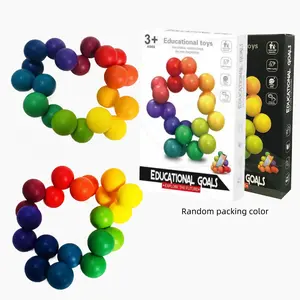 3D Spin Puzzle Ball, 2 Boxes Sensory Fidget Toy, Stress Relief Toy, Creative Preschool Learning Activity Toy, Early Childhood School Supplies
