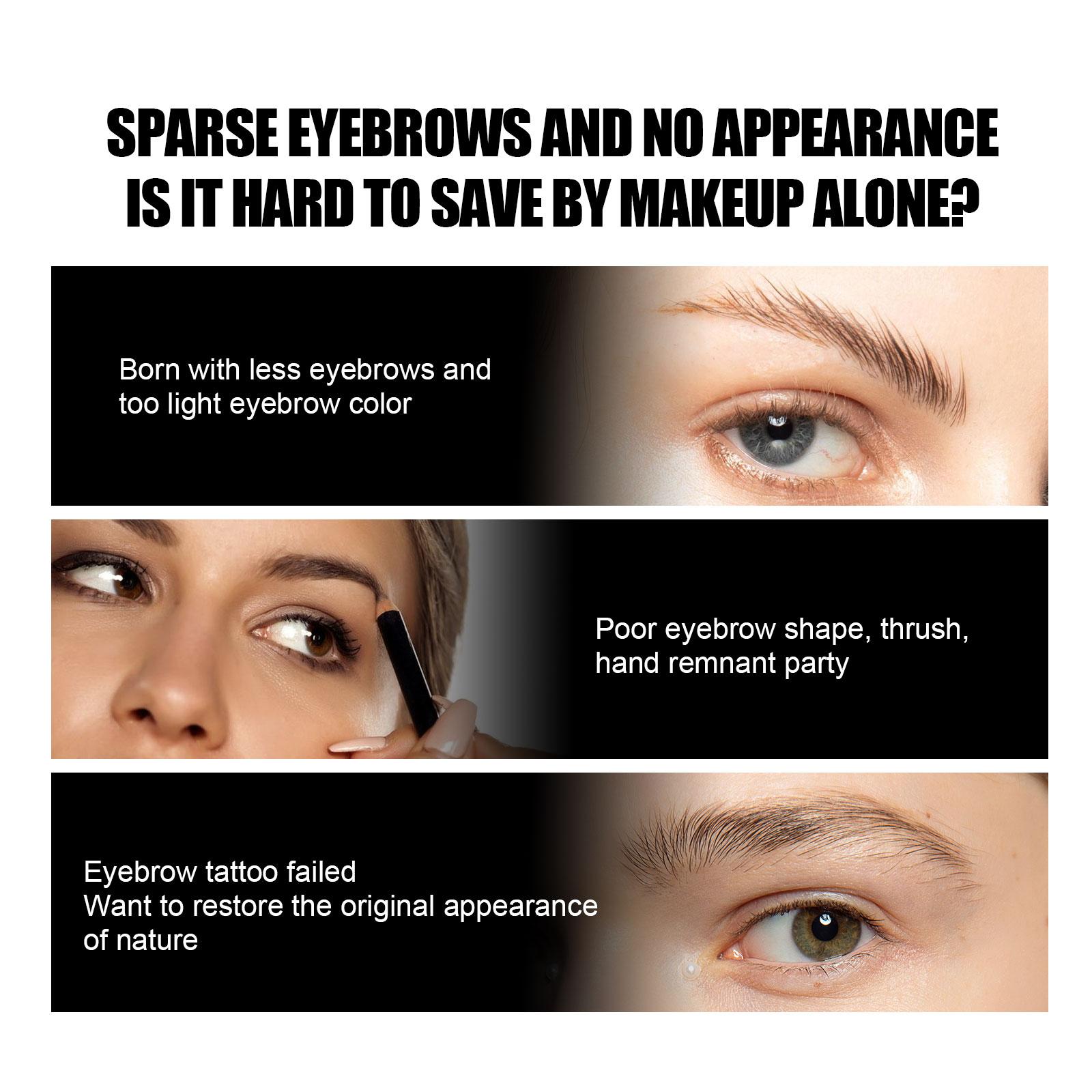 Gentle Nourishing Brow Oil Serum for Thicker, Fuller Eyebrow Repair