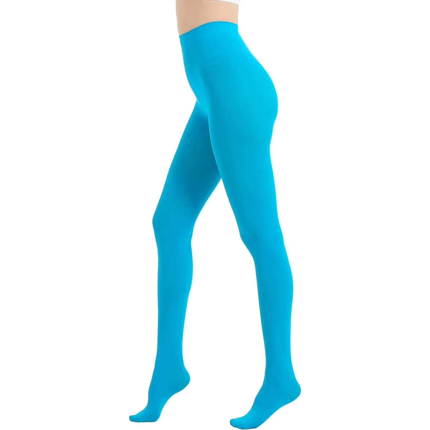 80D Semi Opaque Tights for Women Stretchable High Waist Womens Stockings Soft Pantyhose with 20+ Colors