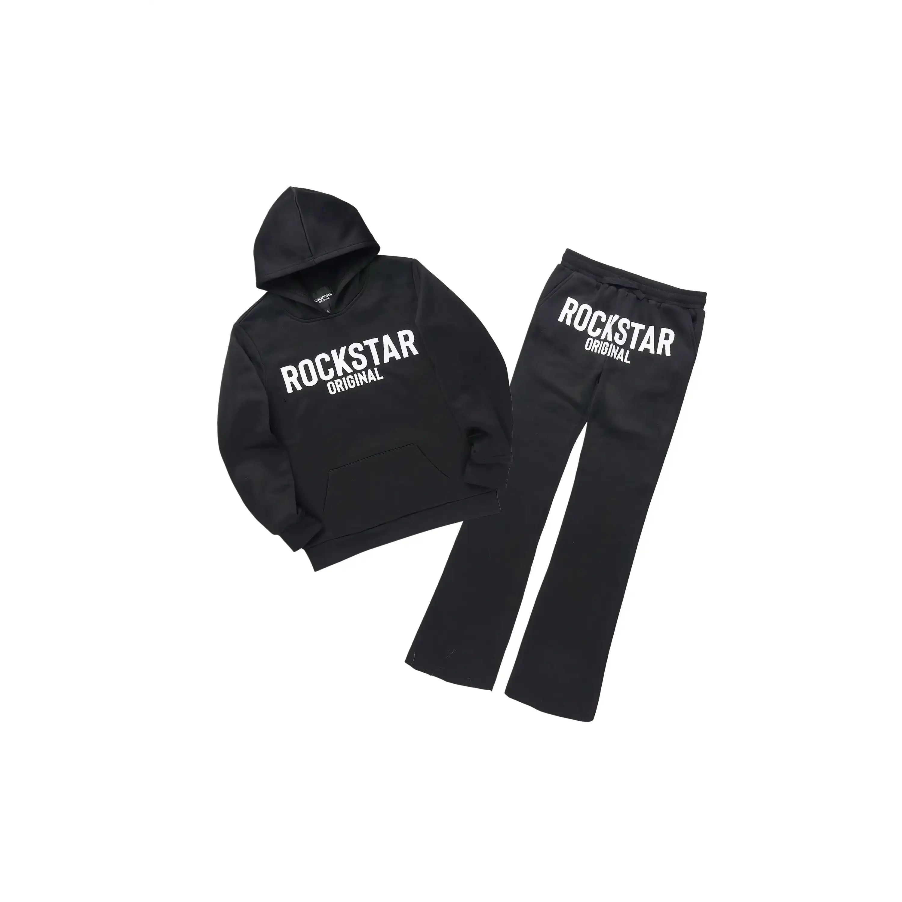 Girls Mikassa 2.0 Black/White Stacked Track Set