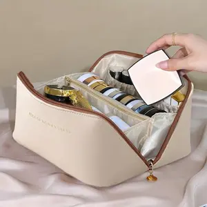 Large Capacity Travel Cosmetic Bag, Portable Women'S Cosmetic Bag, Multi-Functional Bath Storage Bag, Cruise Dormitory Essentials, Christmas Gift Does not apply