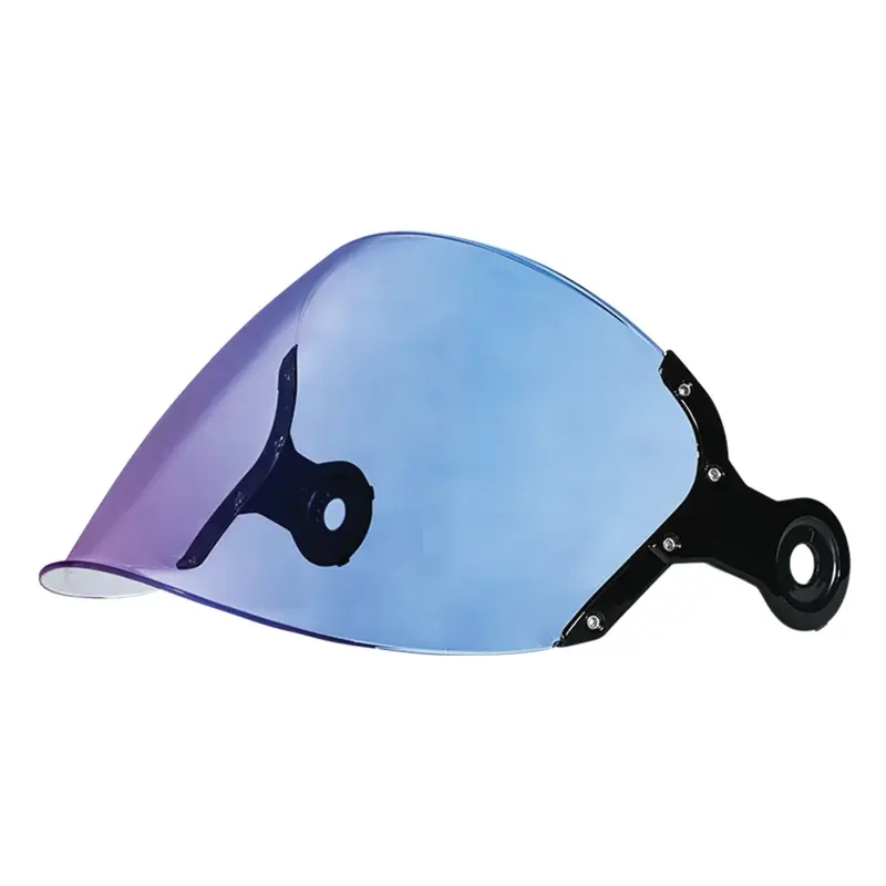 Daytona Helmets Retro Jet Replacement Outer Shield in Smoke - Anti-Scratch Coating for D.O.T. & ECE Certified Helmets