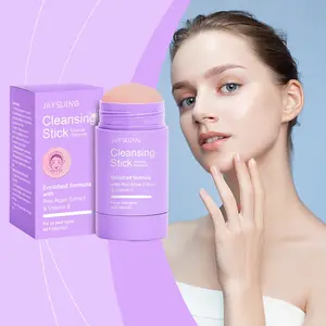 Jaysuing Gentle Cleansing Makeup Remover Stick - Fast Dissolves Makeup & Sunscreen, Hydrating Non-Tightening for Face Eyes Lips