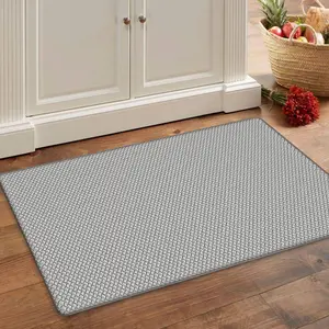 Anti-Fatigue Kitchen Mat – Cushioned Memory Foam Standing Mat for Kitchen, Sink, or Stove – Gray, 17.3x29.5 inch, 0.4 inch Thick, Waterproof, Non-Slip