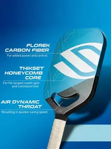 T700 Carbon Fiber Pickleball Paddle, Increased Power and Spin, Thermoplastic Integral Molded, Polymer Honeycomb Core, Durable Professional Level