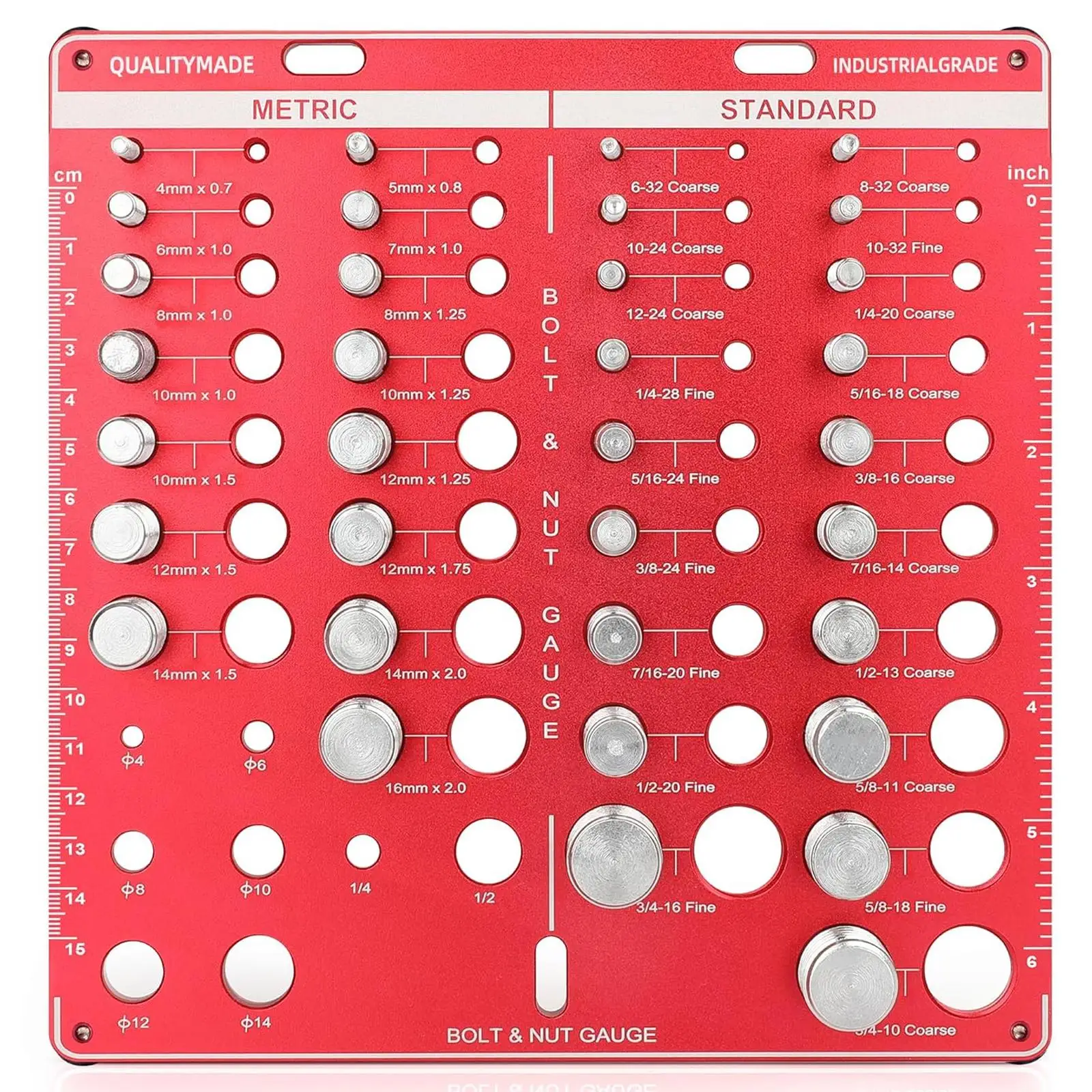 42-point Thread Gauge, High Precision Thread Identification Tool, Thread Checker for Home Repair, Professional Tool, Car Repair & Industrial Applicati