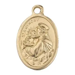 Gold Finish Saint Anthony Medal – A Symbol of Miracles and Guidance