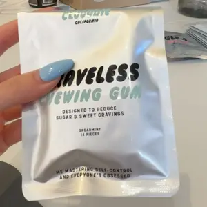 Clooudie California Taste-less Chewing Gum (Buy 2 for the price of 1), 14 Gum, Reduce Sweet Signal, Helps With Eating Healthy, Help With Bloating, Gymnema Sylvestre, Vegan