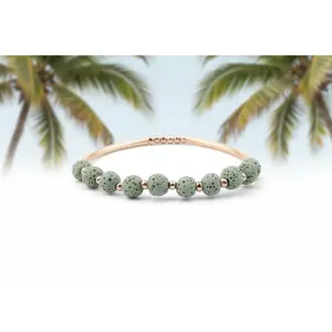 Fuze Green Lava Stone Essential Oil Bracelet