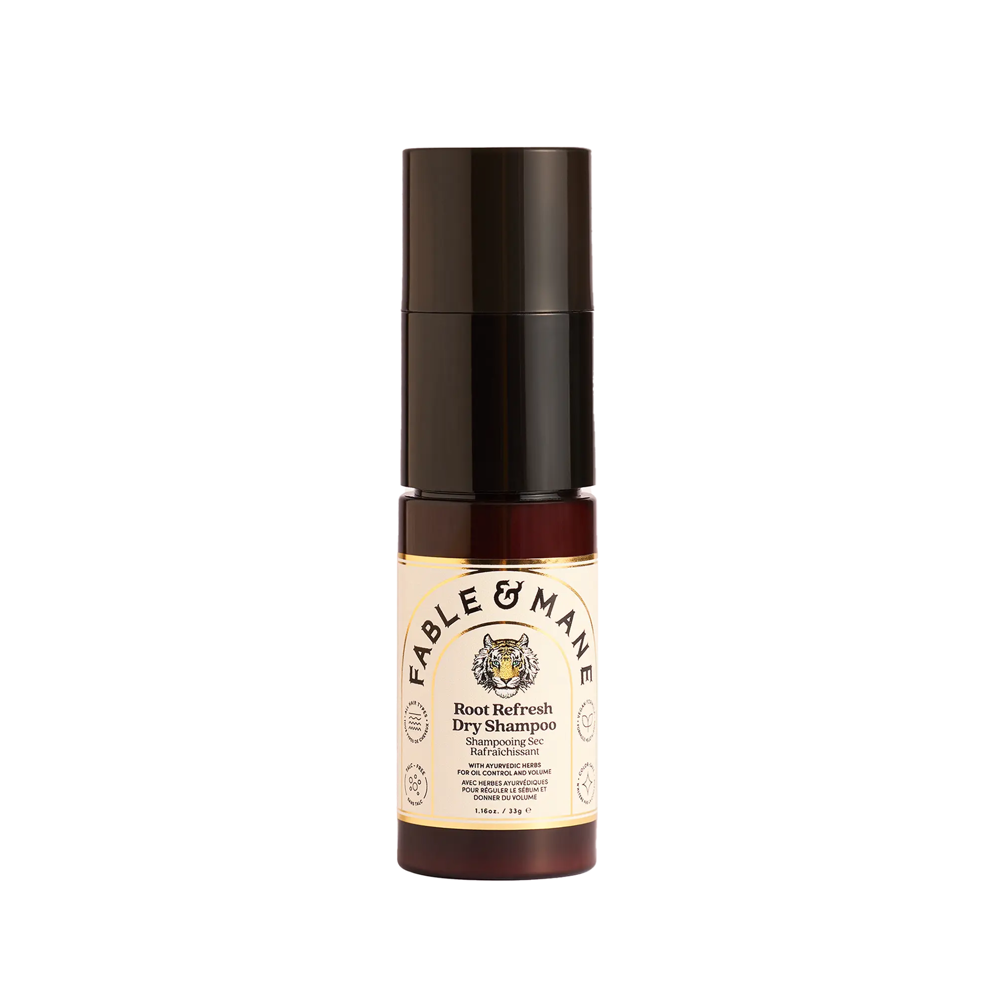 Fable & Mane Root Refresh Dry Shampoo For Clean Bouncy Hair with Rosemary Extracts Absorbs Oil Soothes Scalp Soft Weightless Volume