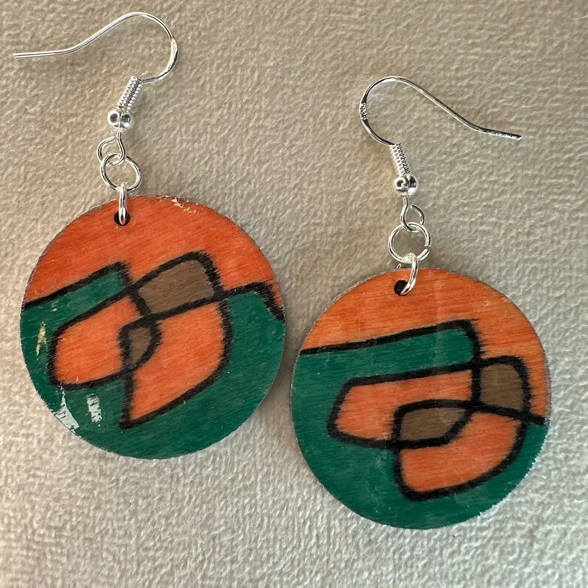 Stay Kind Be Kind Handmade Wooden Earrings