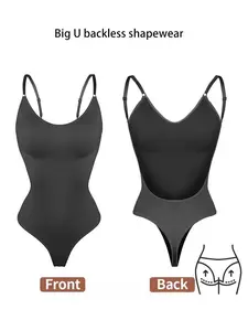 Women's Solid Color Shapewear Bodysuit, Post Surgery Bodysuit, Body Sculpting Compression, Comfortable Shapewear for All Body Types, Perfect for Everyday Wear and Special Occasions
