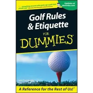 USED-Golf Rules and Etiquette for Dummies by Steinbreder, John (Paperback)