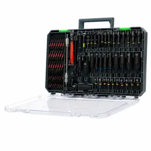 86PCS Impact Nut Driver Set, Magenetic Nut Driver Set for Impact Drills and Premium Deep Drivers, Wing Nut Setters, 1/4'' Quick Change, Bit Extention, S2 Steel Bits, Pivoting Nut Setter