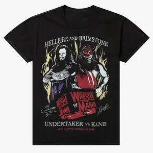 Undertaker Vs Kane Wrestling Graphic Tee, Undertaker Vs Kane Wrestler Unisex T-Shirt, Gift For Fan