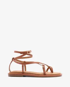 Paros Embossed Lizard Sandal