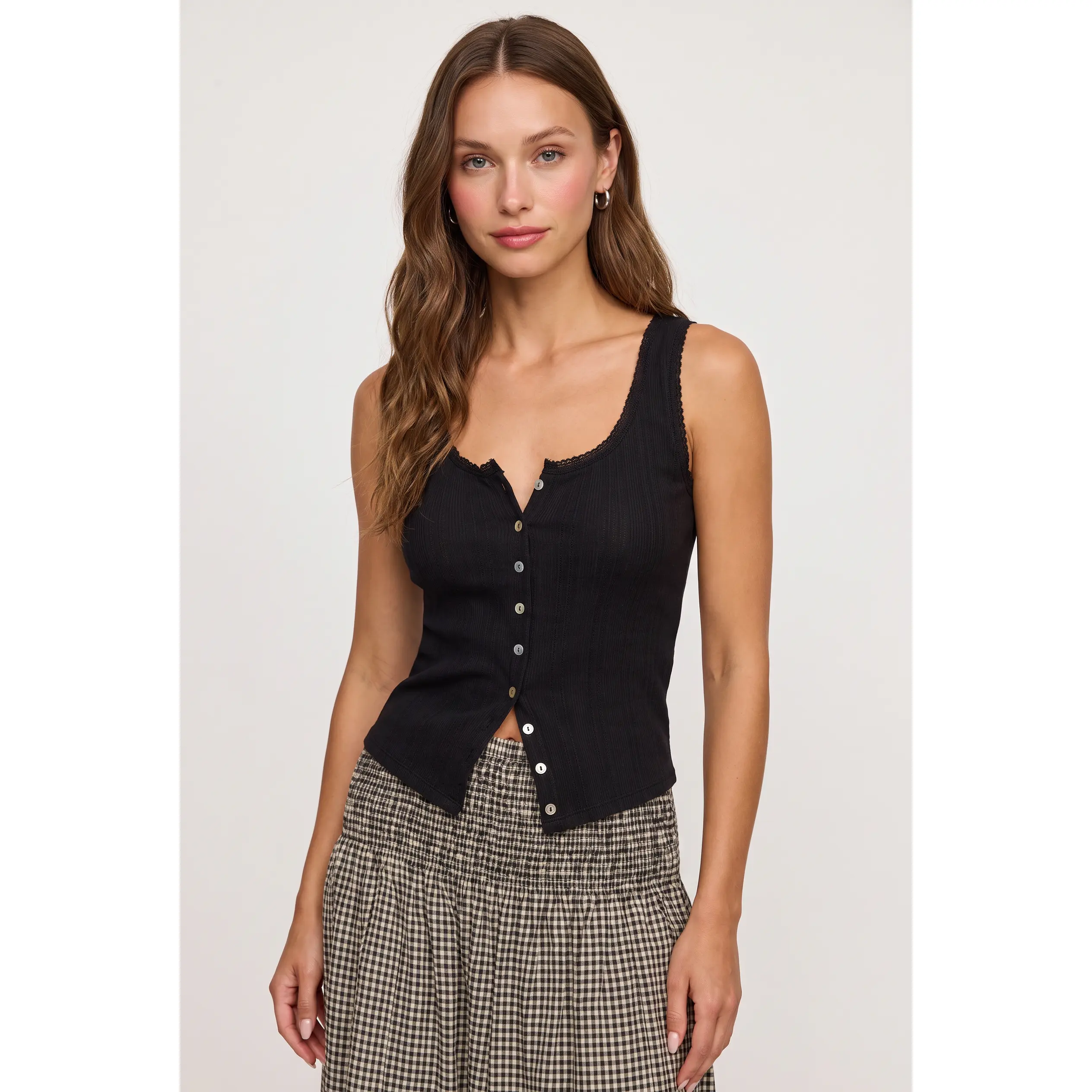Lainey Pointelle Tank