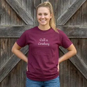 Call a Cowboy Western T-Shirt Rodeo Shirt