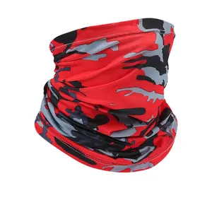 Summer Outdoor Ice Silk Breathable Tube Bandana, Motorcycle Cycling Neck Gaiter, Sports Headscarf