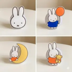 Cute Miffy Popsockets Magsafe Phone Case With Grip, For Iphone, Best Gift For Friend