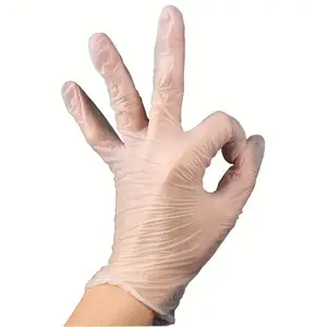 100/200/300 Environmentally Friendly Transparent Gloves, Safe in Contact with Food, No Powder or Irritation, Suitable for Outdoor Picnics