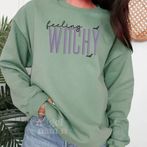 Feeling Witchy Embroidered sweatshirt