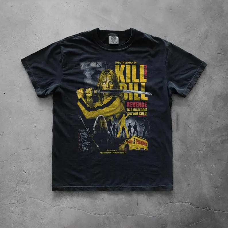 Kill Bill Shirt | Retro Japanese Revenge Movie Graphic Tee