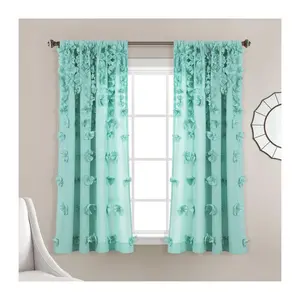 Riley Window Curtain Panel Single 54X63 by Lush  Decor