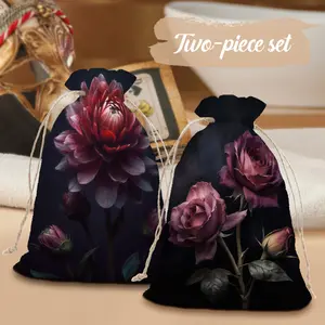2pcs Tarot Card Party Drawstring Gift Bags Tarot Card Protection Drawstring Bags Dice Storage Bags Card & Jewelry Bags Gift Bags