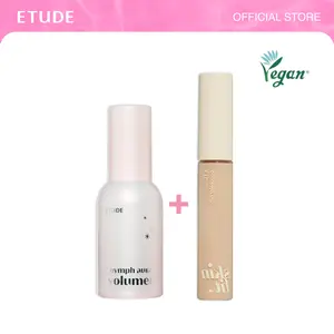 [ETUDE Official] Nymph Aura Volumer + Big Cover Skin Fit Concealer Pro Set | Radiant Glass-Skin Glow | Hydrating with Argan & Avocado Oils | Long-Lasting Coverage | Makeup | DealsForYouDays