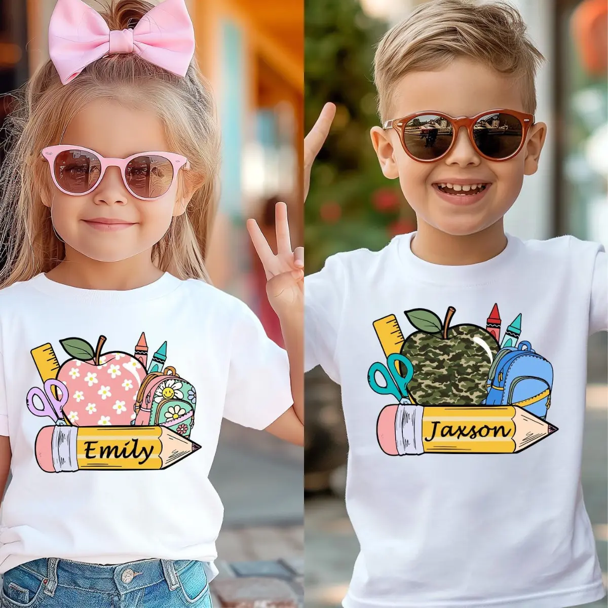 Personalized Back To School Shirt, First Day If School, Custom Name Back to school gift, Personalized Kindergarten Youth Shirt QG4YM