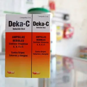 Vitamin C 1 pack of 3 shots from Guatemala D-kc Adultos