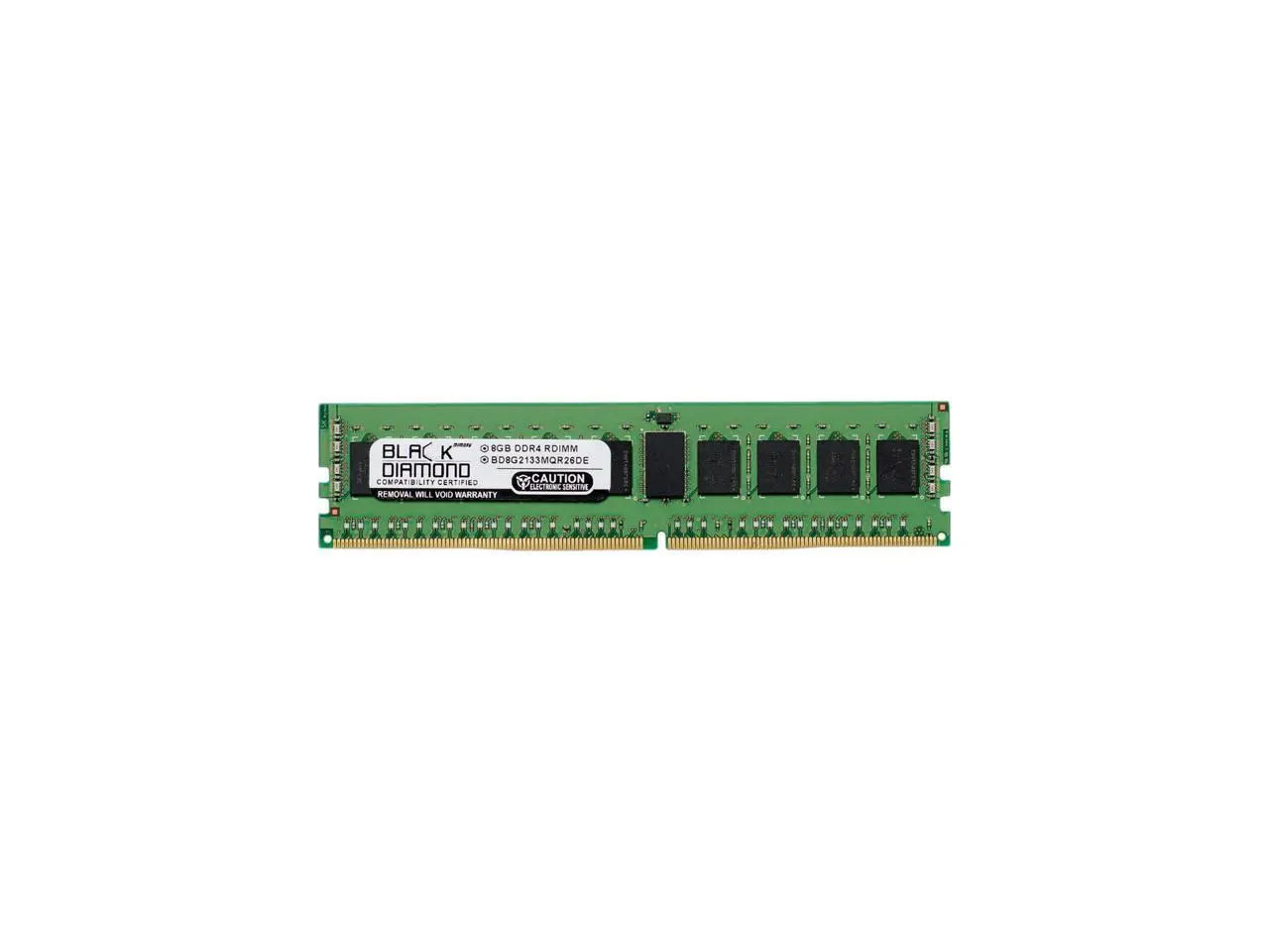 Black Diamond Memory 8GB 288-Pin DDR4 SDRAM ECC Registered DDR4 2133 (PC4 17000) System Specific Memory Model BD8G2133MQR26DE