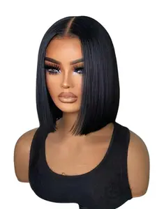 Bob Wig 13x4 Lace Front Wigs Human Hair Straight 180 Density HD Lace Frontal Wigs For Women 4x4 Lace Closure Wig Brazilian Human Hair Straight Pre Plucked Natural Hairline