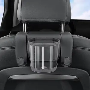 Car Cup Holder for Back Seat Headrest Storage Organization Multi-functional Hook Rear Creative Water Cup Holder for Truck Sedan