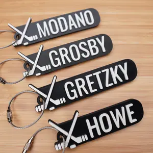 Personalized Hockey Keychain - Perfect Gift for Fans