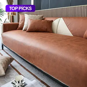 Solid Color Sofa Cover, 1 Count Modern Simple Sofa Slipcover, Dustproof Sofa Protector, Sofa Protective Cover for Home Living Room Bedroom #TOP PICKS