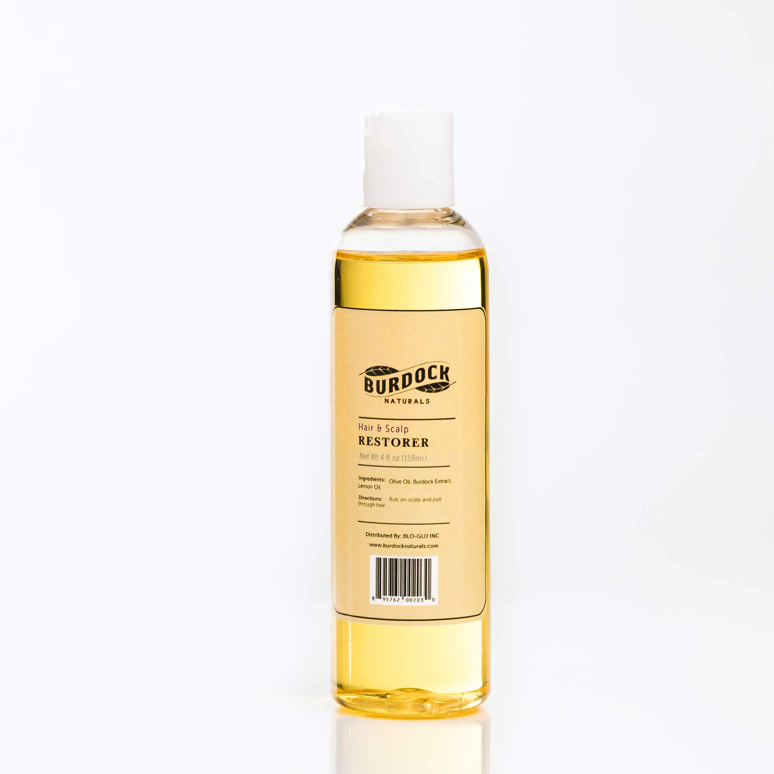 Burdock Naturals All Natural Scalp Restorer with Olive Oil - Strengthens Hair Promotes Growth Moisturizes Scalp - Organic Haircare Set