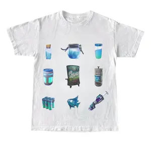 Fortnite Shield Tee for Men Graphic Print Shirt Gildan Heavy Cotton Funny Trendy Top Gift Idea