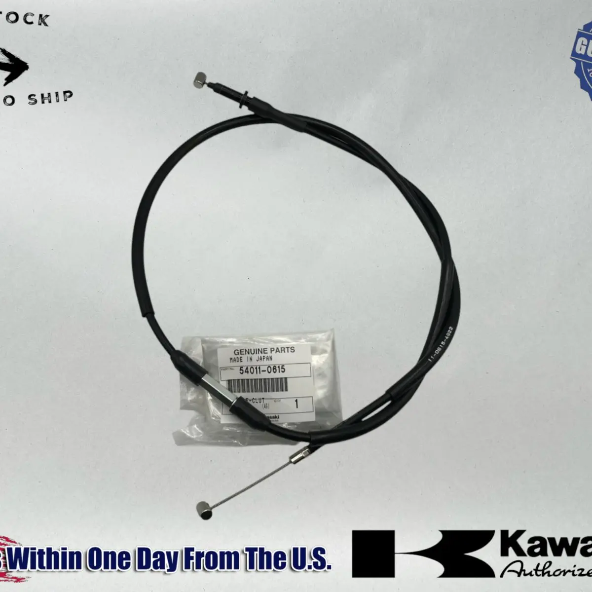 Kawasaki Genuine OEM Authentic 2017-20 KX250 KX 250F CLUTCH CABLE 54011-0615