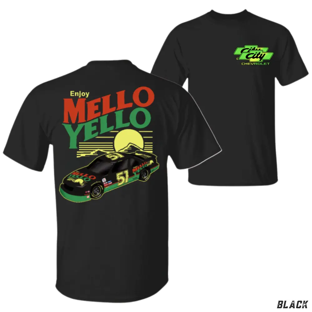 Vintage Stock Car Racing T-Shirt, Retro Racing Car Graphic Tee, Sunset Motorsport Shirt, Classic Race Fan Apparel, Double Sided Racing Tee for Car Enthusiasts