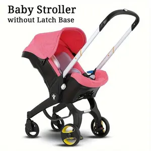 Baby Stroller Safety Car Seat Cart Carriage Lightweight Multi-functional Travel System Pushchair Without Latch Base