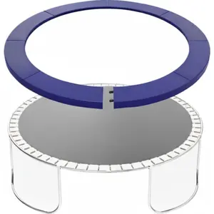 Blue 15 Ft 14 ft 12ft  Spring Cover, with Easy Install Split Design, Universal  Pad Replacement