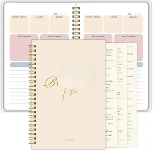 Bible Study Journal - Church Notes Journal - Soap Bible Study Notebook for Women - Bible Notebooks for Note Taking - Based Religious Gifts
