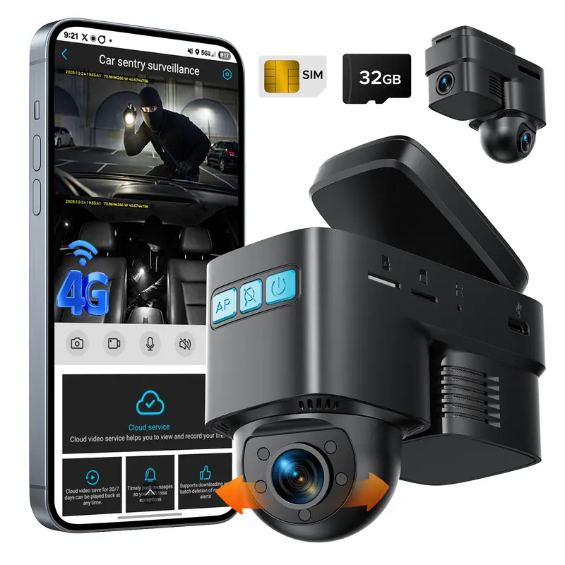 Android Auto Sans Fil Écran CarPlay Sans Fil 10,25 Pouces LAMTTO - Dashcam 2 ,5K Caméra Arrière - Android Auto - Bluetooth Dashcam Intégrée 2,5K 1080P