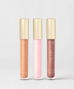 City Beauty - City Lips® “Our Favorites”- city lips® in nude york, los angelips, plum springs - 0.16 fl oz / 4.9 ml