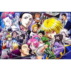 Hunter X Hunter Gon Killua Hisoka Chrollo Manga Poster | Wall Decoration, Anime Wall Panels, Anime Room Decor, decor home (Unframed)